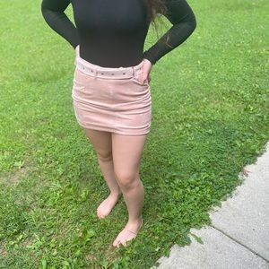 Forever 21 Belted Miniskirt